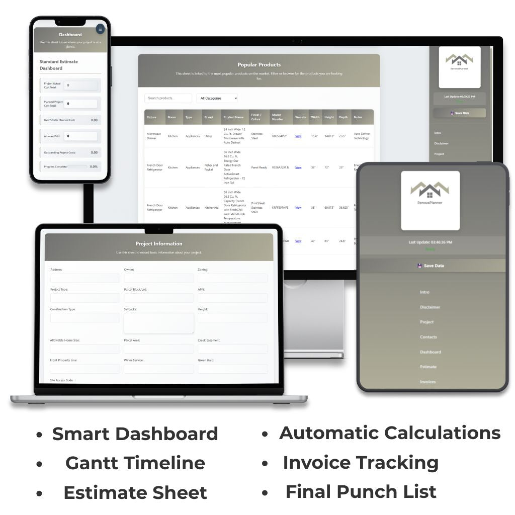 Complete Renovation Planner